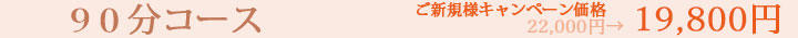 90分コース