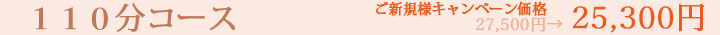 110分コース